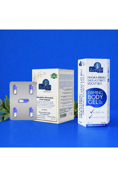 Zerofit Sandaloz Ekstraktlı Form Kapsül 30 Adet Detoks & Sıkılaştırıcı Jel