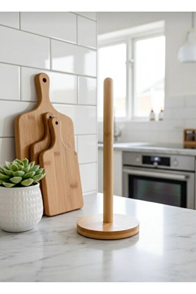 kamptek kamp teknolojisi Kamptek Ahşap Bambu Tasarım Kağıt Havlu Peçetelik Mu...