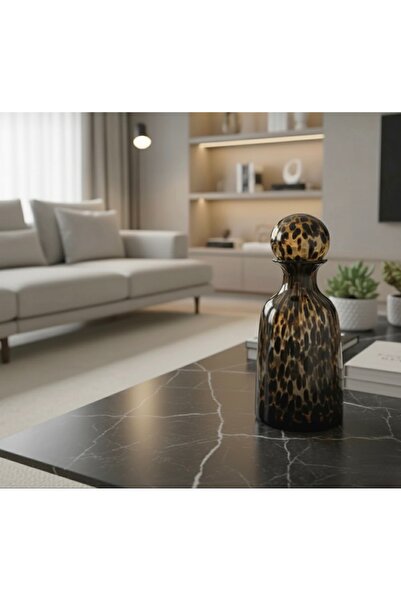 PINALE ART El Yapımı Lüks Cam Obje 14x14x32 cm