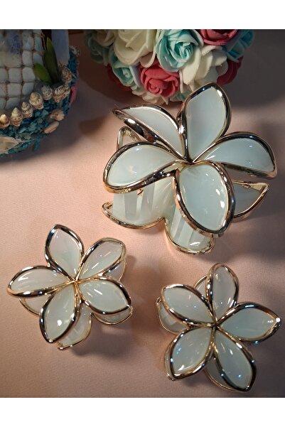TwinRoots Lotus Buckle with Gold Leaf and Mother-Of-Pearl, Set of 3