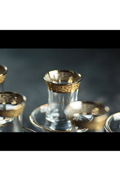 BYART Luxury 12-piece royal tea and cup set (6 cups and 6 saucers) - Turkish ...