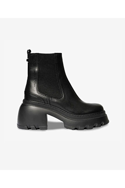 Greyder Kadın Siyah Hakiki Deri Chelsea Bot 3K2OB32861