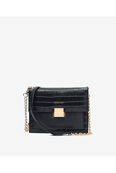 Greyder Kadın Siyah Çapraz Çanta 5K2CN69744