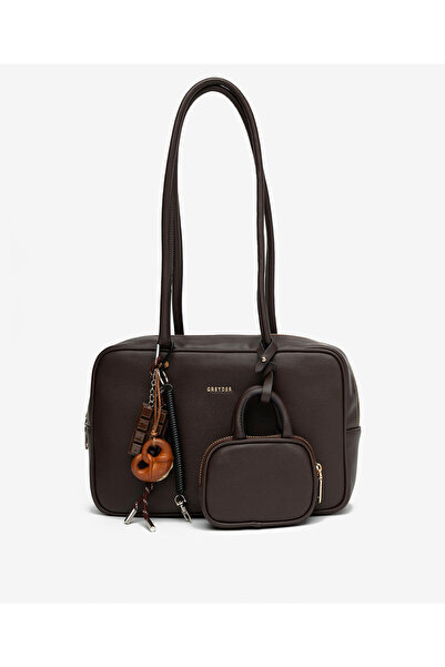 Greyder Kadın Kahverengi Omuz Çantası 5K2CN69772