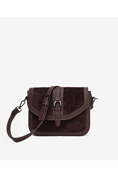 Greyder Kadın Kahverengi Hakiki Deri Çapraz Çanta 5K2CN69787