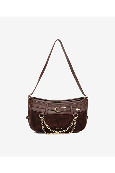 Greyder Kadın Kahverengi Hakiki Deri Çapraz Çanta 5K2CN69785