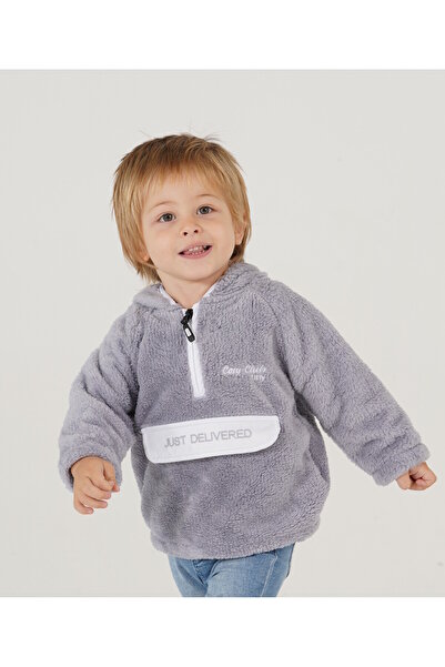 Cosy Club Shop سترة Wellsoft للأولاد الصغار ذات ملمس ناعم من الصوف بغطاء رأس ...