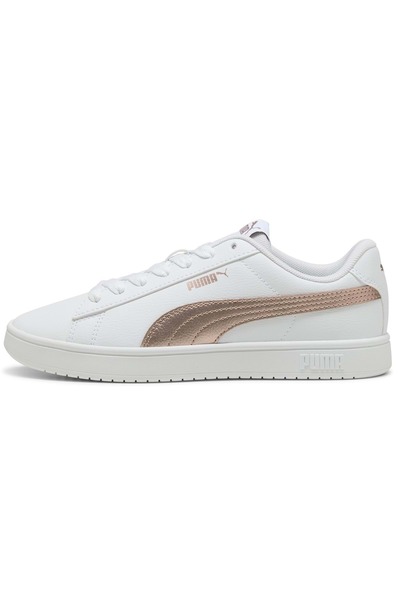 Puma Rickie Classic 394251 Sneaker Unisex Spor Ayakkabı BEYAZ-ALTIN