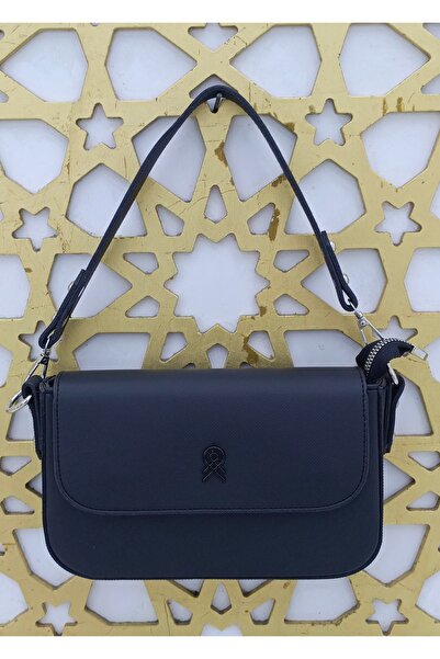 tekmagic bags el tutmalı çapraz askılı kapaklı kutu baget spor klasik kadın ç...