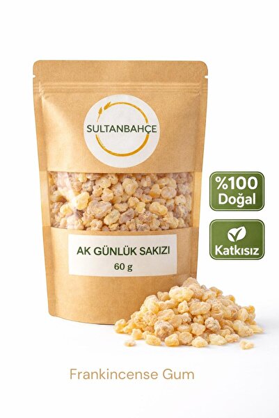 sultanbahçe Akgünlük Sakızı | Günlük Bitkisi | Ak Günlük | Doğal Ağaç Reçinesi