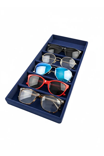 MeGass Dekor الإنتاج المحلي ليفكوشا نموذج من جلد الغزال لون أزرق داكن 38 سم /...