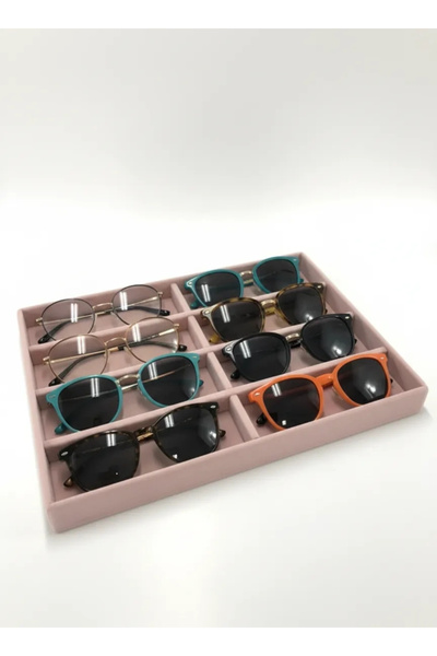 MeGass Dekor حامل نظارات من قماش سويدي موديل نيويورك من إنتاج محلي باللون الو...