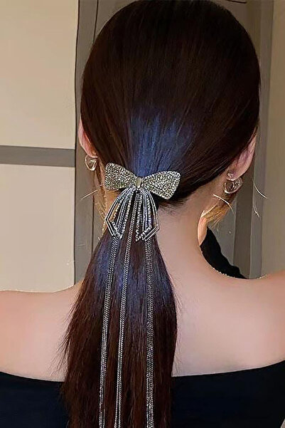 TAKIŞTIR Черна панделка Фигура Камък Автоматична катарама