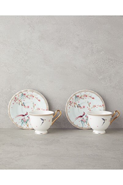 English Home Sakura Dream New Bone China Çay Fincanı Takımı Pembe