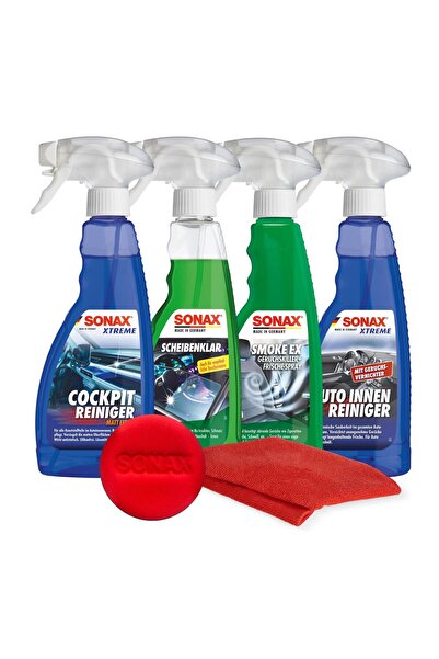 Sonax Kumaş Döşeme Araç Detaylı İç Temizleme Seti (Premium)
