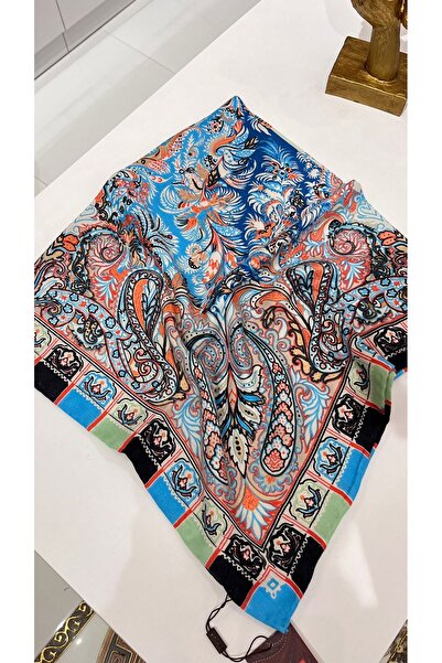 EB SCARF Wool Cashmere Etro Pattern Ital Scarf