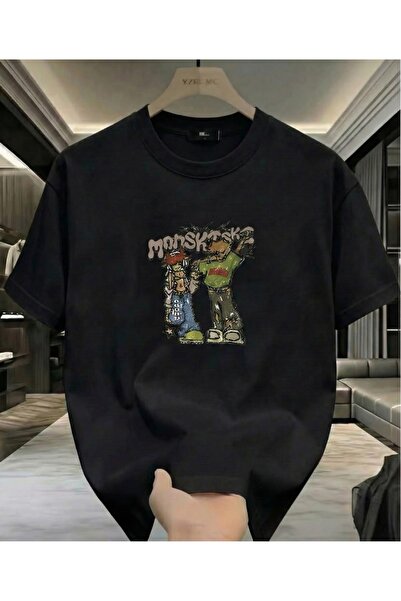 LELVANİ Imprimare cu model Graffiti personaj piese tricou