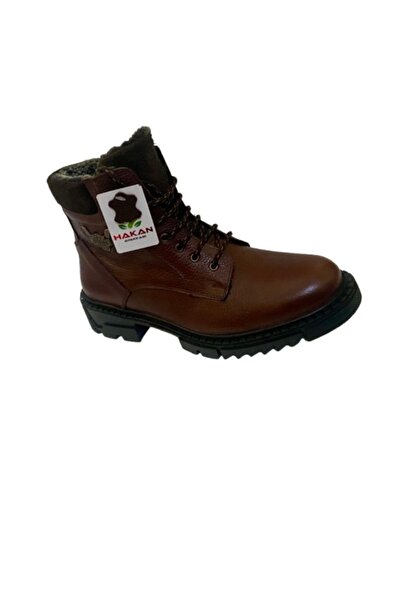 HAKAN AYAKKABICILIK M001 ERKEK BOT HAKİKİ DERİ KAHVERENGİ