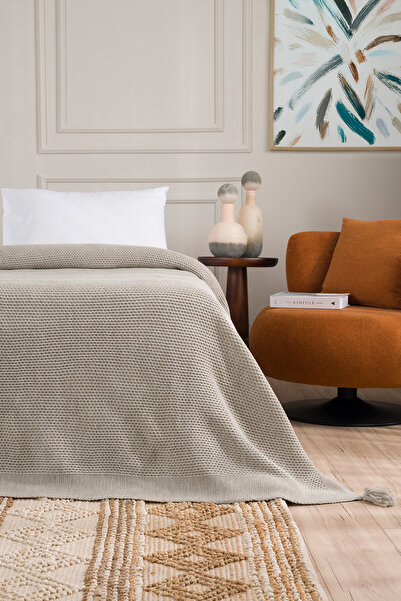 Koza Home بطانية تلفزيون Miel Mink Edge Pompom 130x170 37112