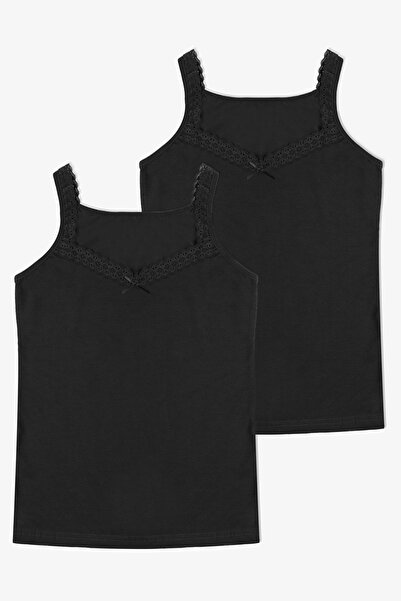 koza iç giyim قميص داخلي نسائي مكون من قطعتين مزين بالدانتيل