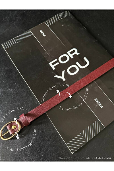 Fiori Thin Belt with Gold Buckle, Pants Belt, Shirt Belt, Coat Belt, Dress Belt