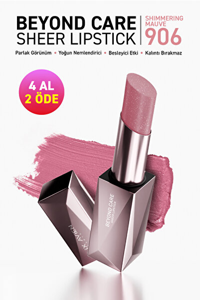 Alix Avien Beyond Care Sheer Lipstick 906 - Shimmering Mauve - Yoğun Nemlendi...