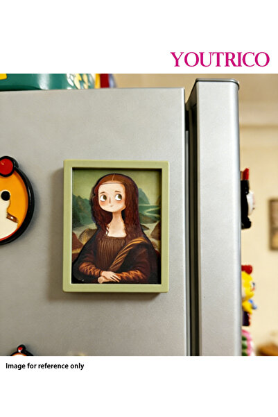 Youtrico 1 pcs Wooden Cartoon World Famous Painting Home Decor Refrigerator M...