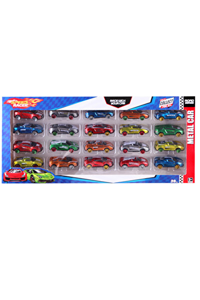 Toysan 20 li Speed Racer Metal Araba Oyuncak