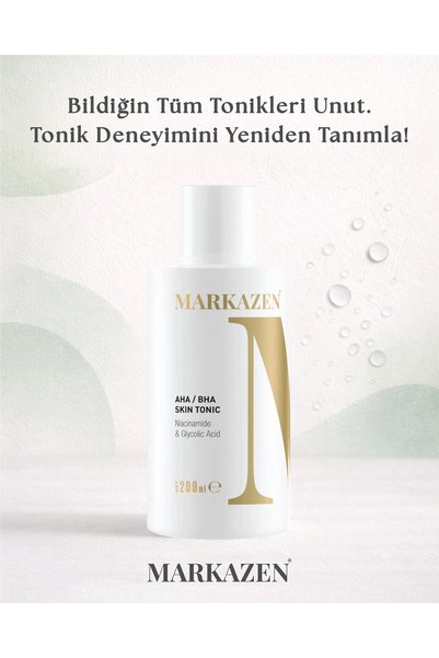 Markazen Niacinamide & Aha/Bha 3 in 1 Tonic 200 Ml. 8684252136162