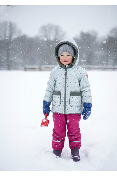Haribo 3-8 Yaş Lisanslı Unisex Çift Taraflı Tasarım Mont-Ekru