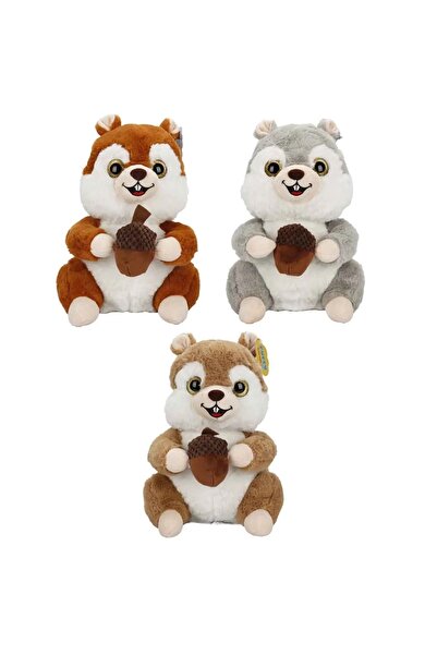 BYCEGU 47767 لعبة صديقي اللطيف للنوم، سنجاب محشو 40 سم