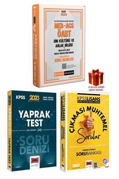 Pegem Akademi Yayıncılık 2026 Pegem Meb-ags Öabt Dikab Yargı Gygk Yaprak Çıkm...