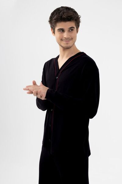 koza iç giyim Set de pijamale pentru bărbați din bumbac, lycra, cu nasturi și...