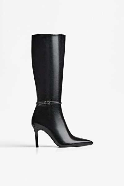 Bershka Tokalı topuklu çizme