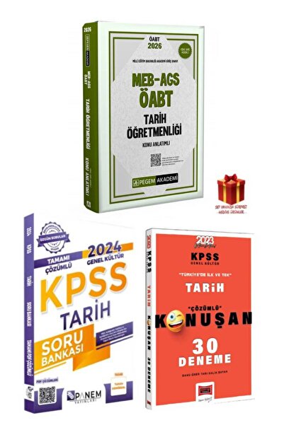 Pegem Akademi Yayıncılık 2026 Pegem MEB-AGS ÖABT Tarih Öğretmenliği Konu Anla...