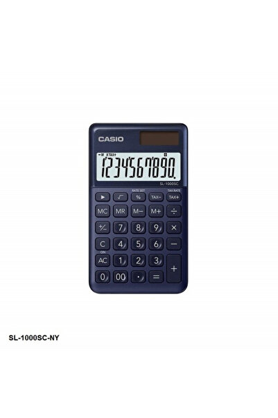 Casio Sl-1000sc-ny Cep Tipi 10 Hane Lacivert Hesap Makinesi