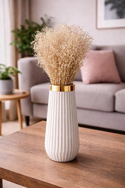 ÇINARASYADAHOME Şoklanmış Cipso Broom Bloom (BAHAR YILDIZI) Gelineli Hediye S...