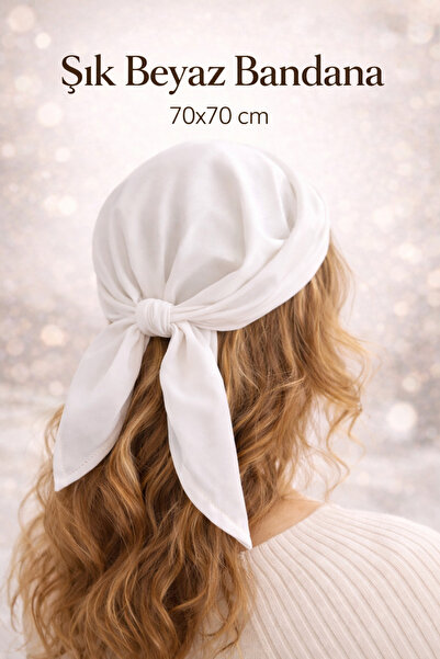 daxcil Λευκή μπαντάνα – Μοντέρνο, καθαρό και κομψό σχέδιο