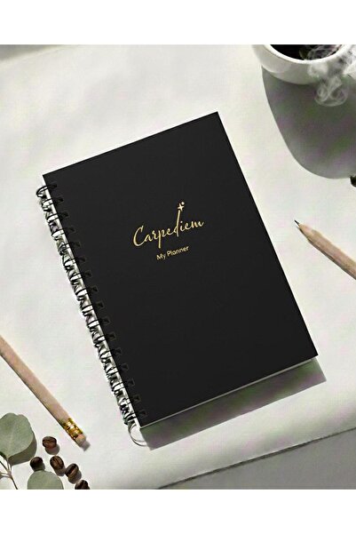 Be Online Carpediem Linen Perpetual Planner Agenda - 160 Pages