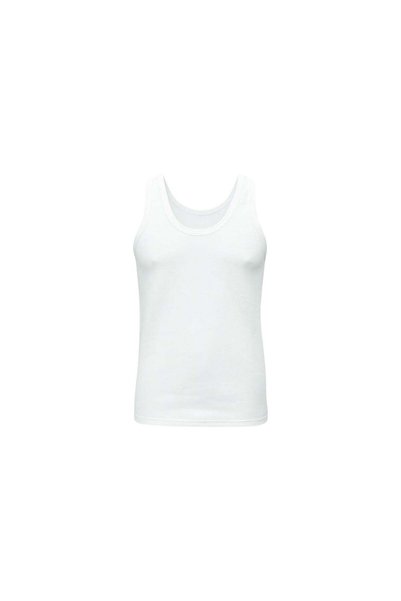JoCox Men's Rib Knit Tank top Top White