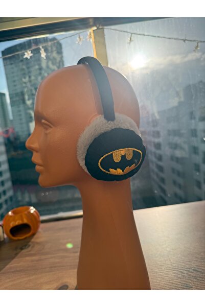 Blotch Winter-Proof, Ear-Covering, Boyish, Gray and Black, Cute, Fluffy Plush...