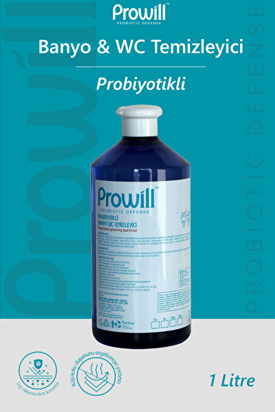 PROWİLL Banyo & WC Temizleyici 1 L | Probiyotikli, Kötü Koku Karşıtı