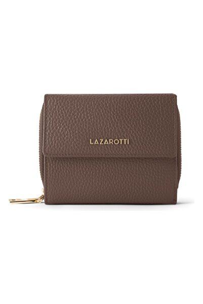 Lazarotti Geldbörse Leder din piele Bologna 12 cm