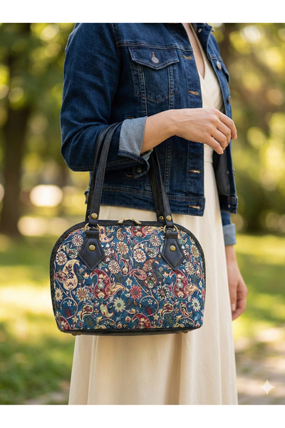 STAMBOUL حقيبة نسائية مصنوعة يدويًا بنمط عرقي أصيل - بتصميم أنقرة - موديل بيزلي