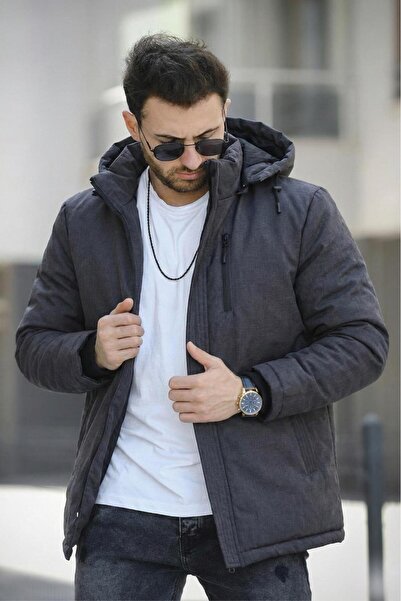 Oksit Water Resistant Rabze Fur Hooded Coat