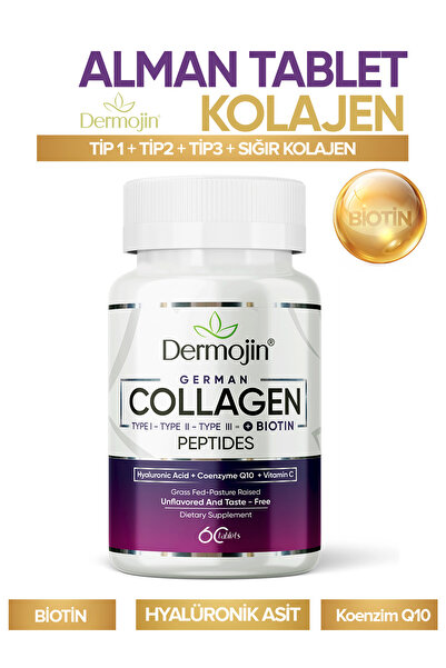 Dermojin Prebiyotik Destekli Hidrolize Alman Kolajeni Tablet