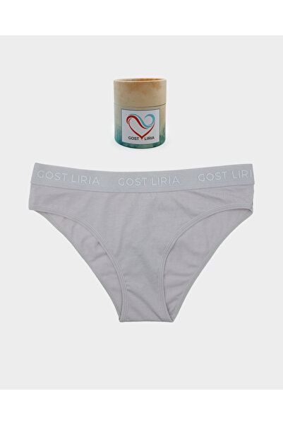 GOST LİRİA Stone Gray Women's Slip Panties Stone Gray