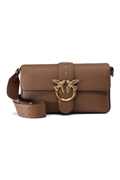 PİNKO Love One Umhängetasche Leder 27 cm