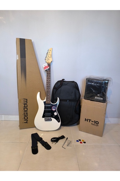 Madison Elektro Gitar Seti Hss ( Gitar + Amfi + Aksesuar)