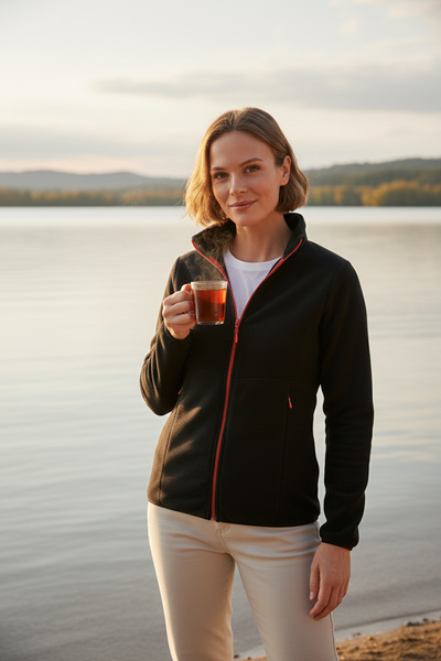 Lela εφαρμοστό Ζακέτα με φερμουάρ, χωρίς πυροβολία, με φερμουάρ, HIRKA 5907012